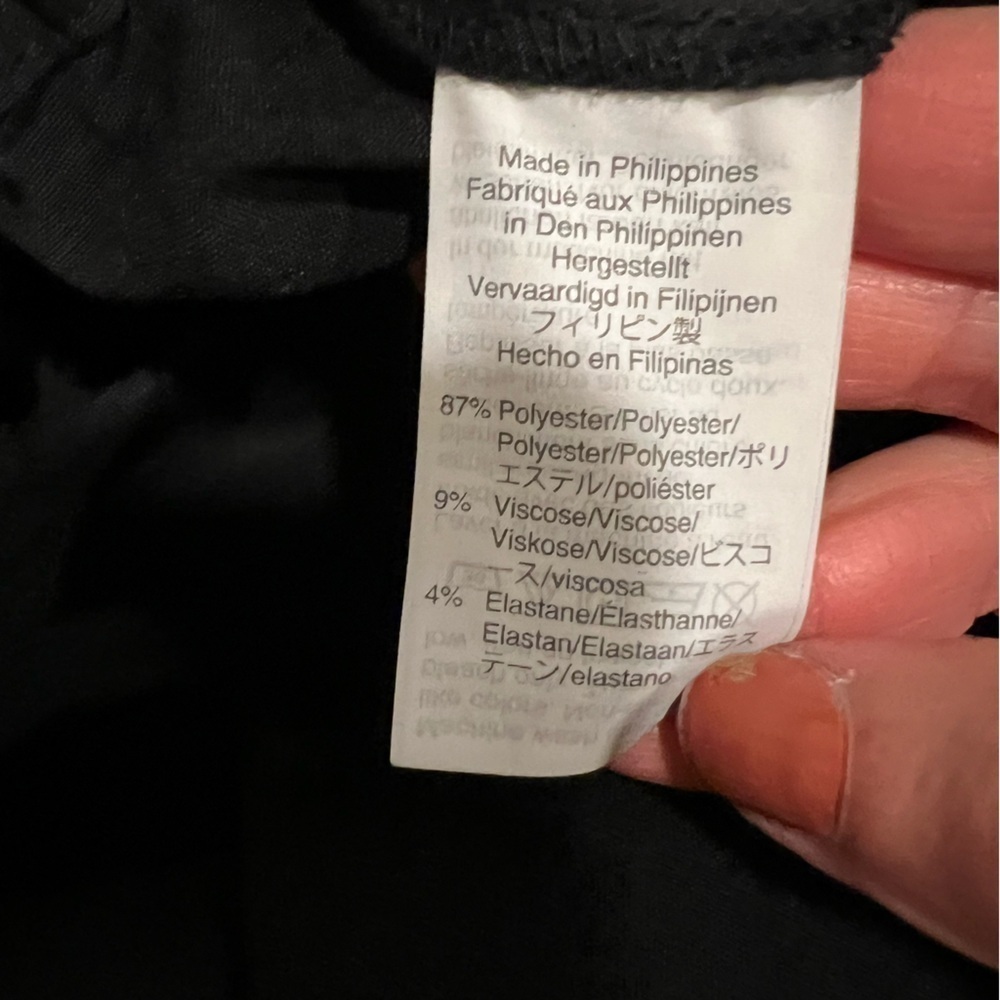 J. Crew Mercantile Black Pull On Flat Front Trouser Pants #C26 - Picture 9 of 12